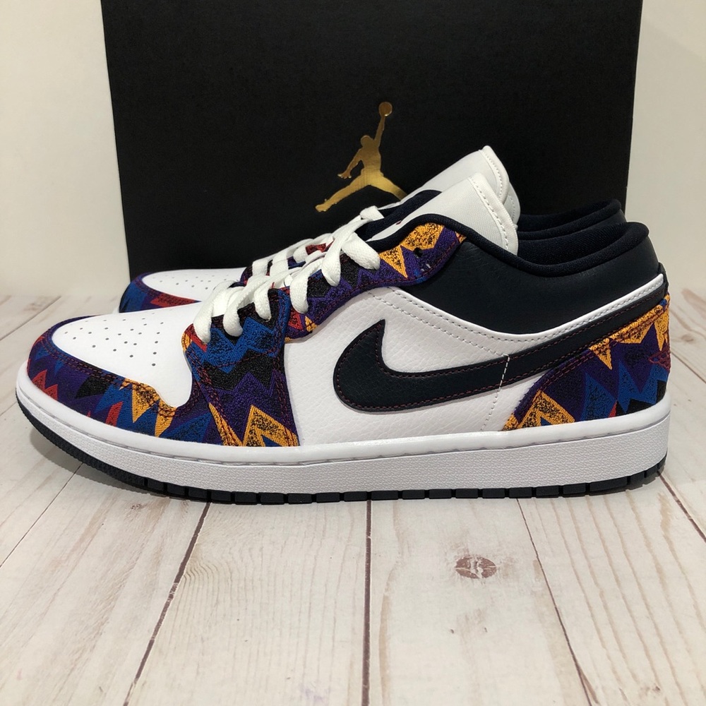 Nike Air Jordan 1 Retro Low Nothing But Net - Picture 3 of 12